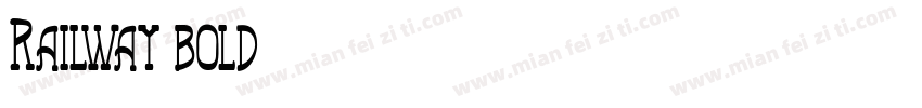 Railway bold字体转换